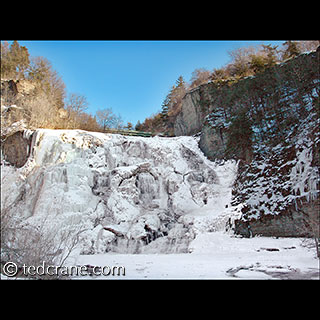 Ithaca Falls, Frozen